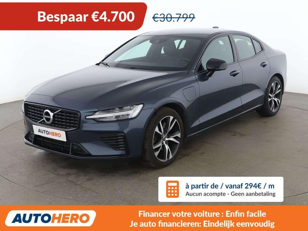 Volvo S60 2.0 T8 Plug-in Hybrid R Design AWD (bj 2021), Auto's, Automaat, 4 deurs, Gebruikt, 1969 cc