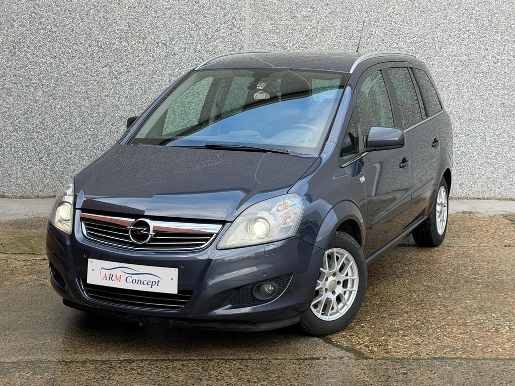 Opel Zafira 1.8 Essence AUTOMATIQUE 7 places 2011 Cuir/xenon, Auto's, Opel, Euro 5, Monovolume, Blauw, Bedrijf