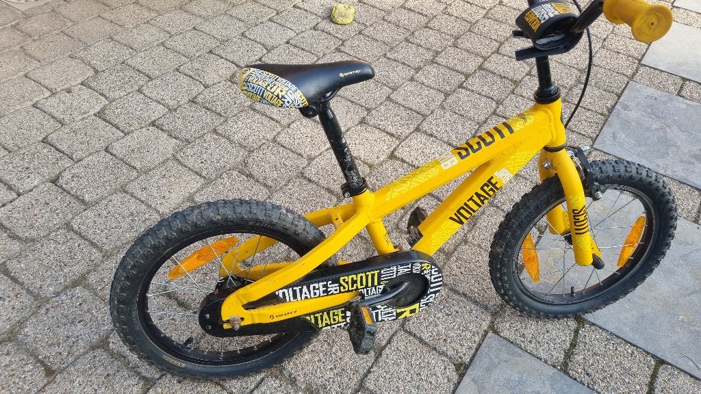kinderfiets, Fietsen en Brommers, Ophalen, Gebruikt, Terugtraprem, Overige merken