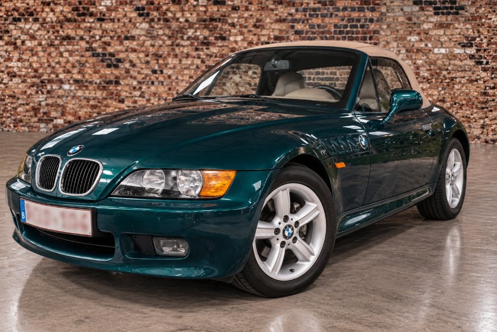 BMW Z3 Roadster 1.9 Aut | 38.500 km | Boston Green | Hardtop, Auto's, Dealer onderhouden, Achterwielaandrijving, Beige, 4 cilinders