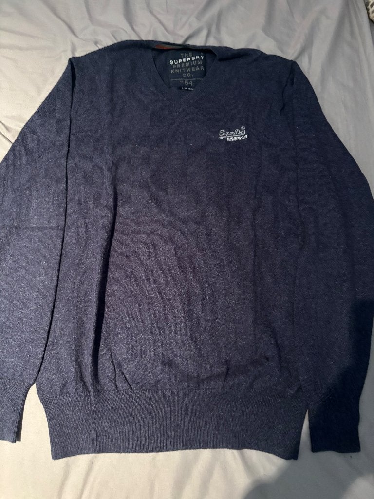 Pull Superdry, SuperDry, Comme neuf, Enlèvement, Bleu