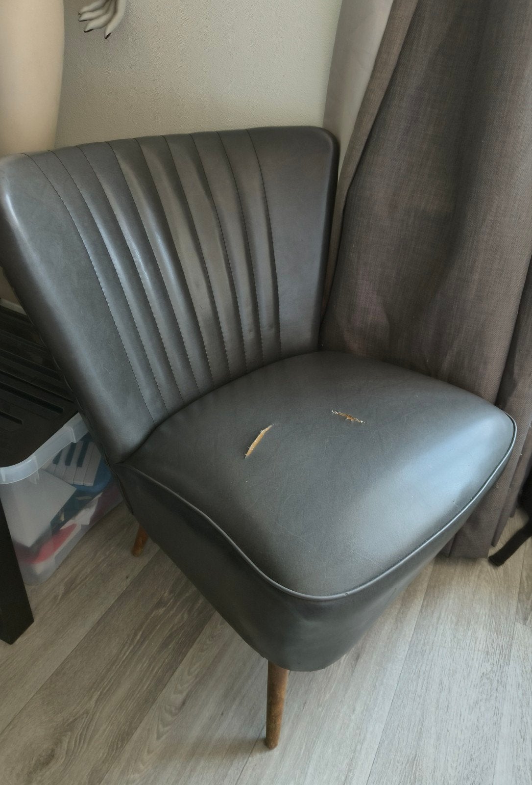 siège en cuir, rétro, Vintage, Une personne, Enlèvement, Utilisé