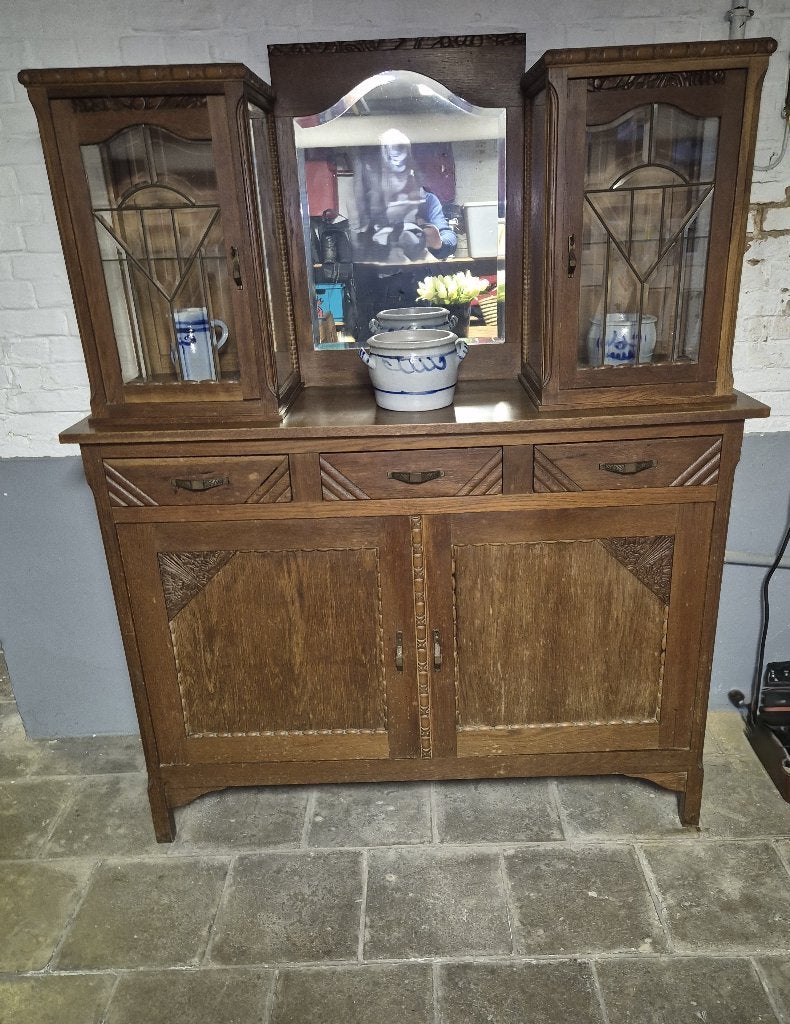 vintage buffetkast en commode, Antiquités & Art, Enlèvement