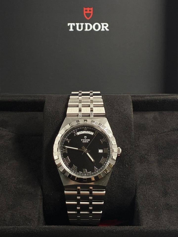 V7, qualité Tudor Royal Day, date neuve, Enlèvement, Neuf, Acier, Montre-bracelet