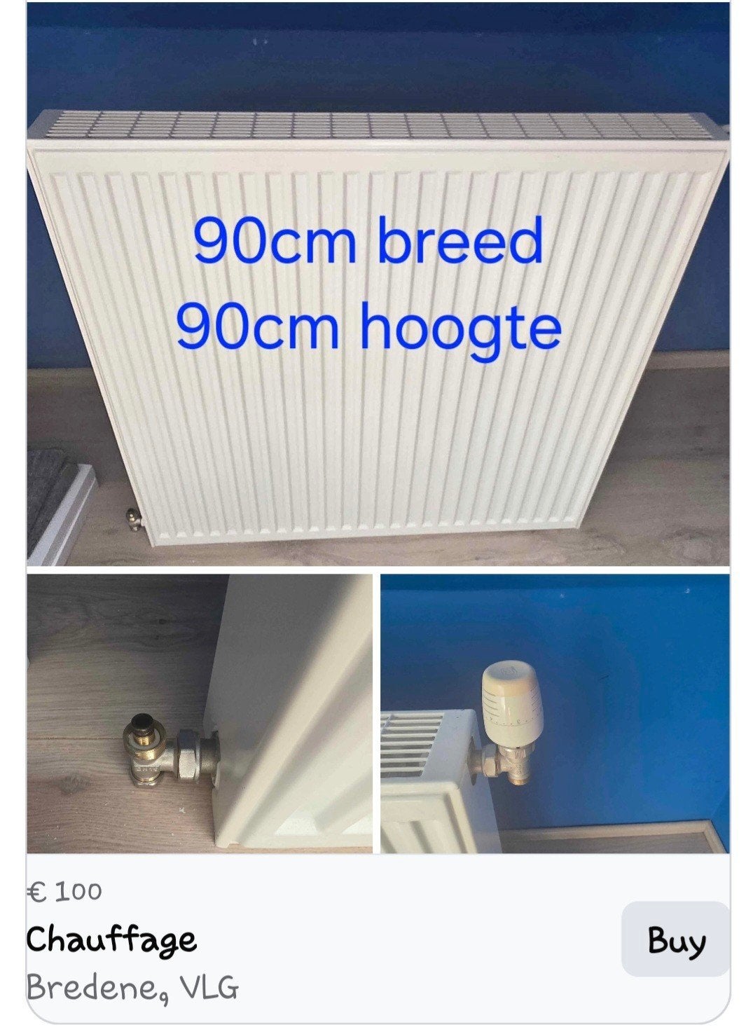 radiateur/réchauffeur, Enlèvement, Comme neuf, Radiateur
