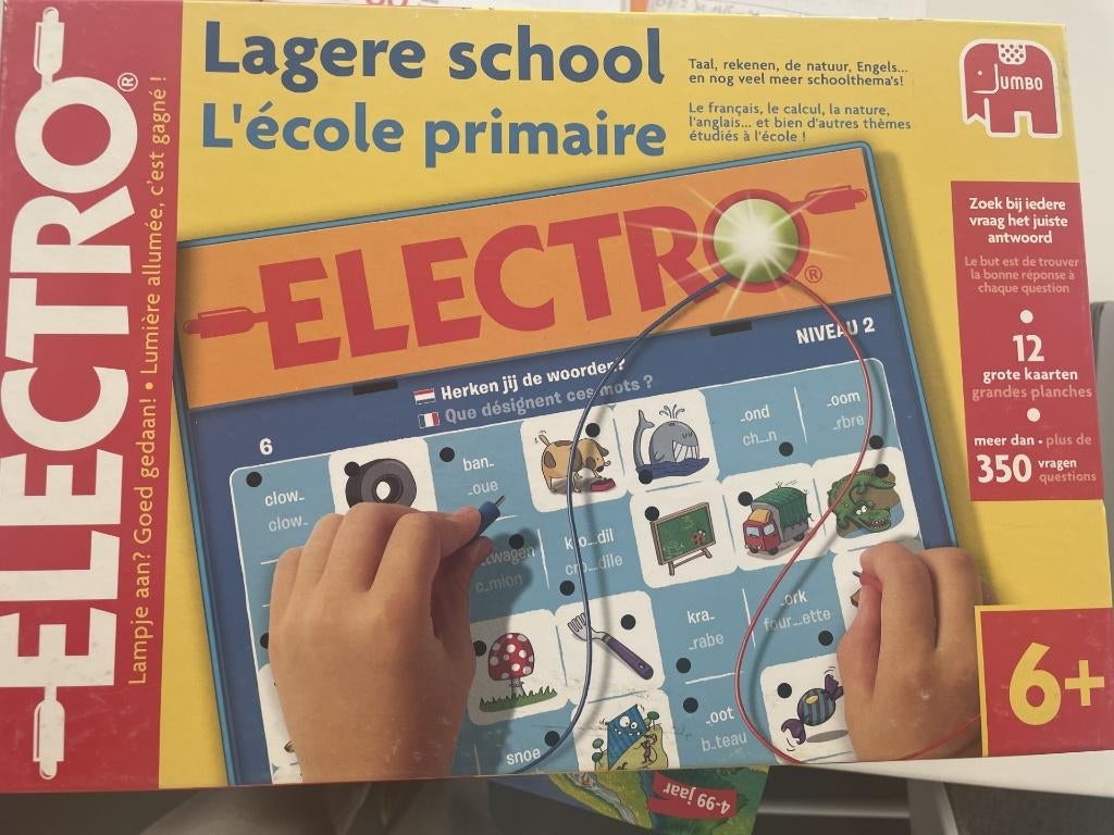 Electro lagere school, in perfecte staat!, Kinderen en Baby's, Ophalen of Verzenden, Zo goed als nieuw, Taal en Lezen, Met licht