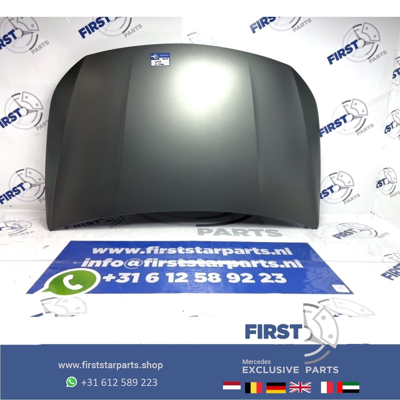 W247 MOTORKAP Mercedes B Klasse 2018-2022 ORIGINEEL ZWART WI, Gebruikt, -, Voor, Ophalen of Verzenden