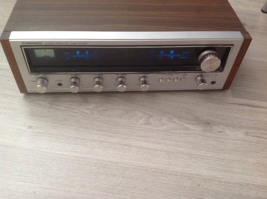 Pioneer SX-434 AM/FM Stereo Receiver (1974-76), Zo goed als nieuw, Pioneer, Cd-speler, Losse componenten