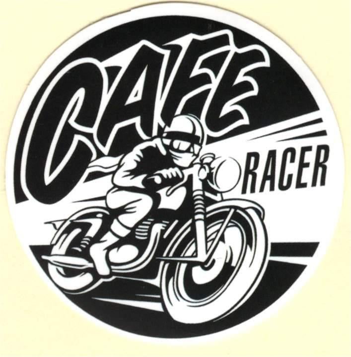 Cafe Racer sticker #8, Verzenden