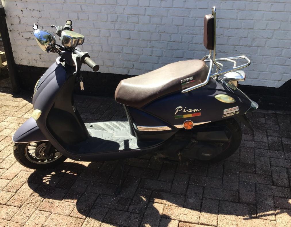 klasse B scooter Turbho RS50 Pisa 50 cc opmaakproject, Gebruikt, Benzine, Ophalen, Overige merken