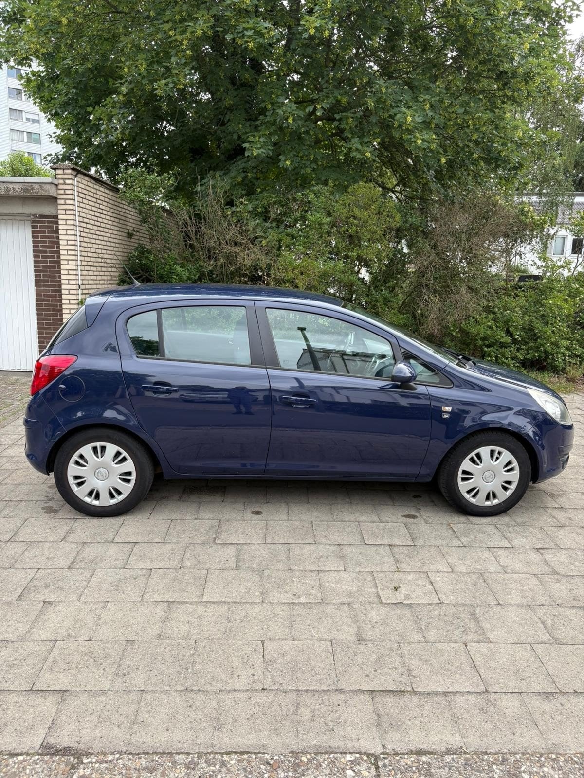 Opel corsa 1.0 benzine bouwjaar 2010 km 198000, Auto's, Euro 5, Stof, Blauw, Handgeschakeld