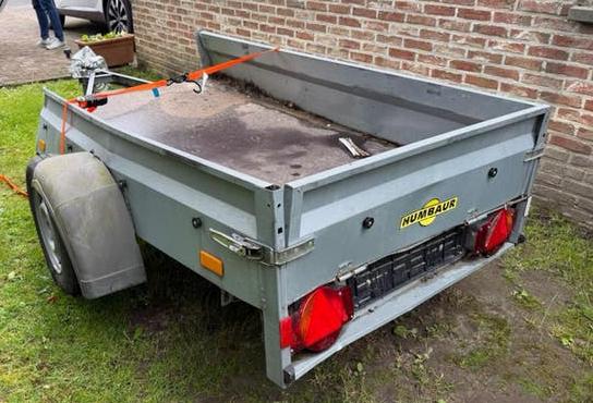Remorque met werk, Ophalen, Gebruikt