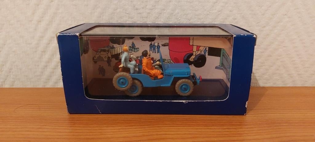 Voiture Hergé Atlas 1/43 'La Jeep 1946' 💫, Enlèvement, Utilisé, Voiture, Autres marques