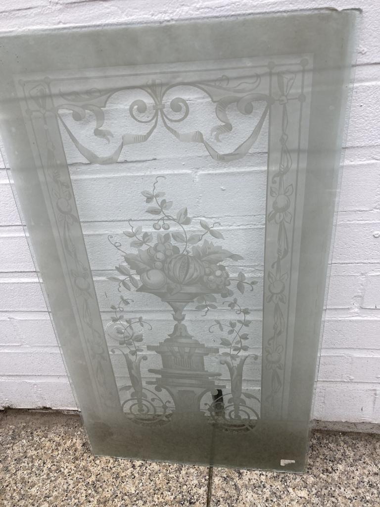 antiek geëtst glas, Antiek en Kunst, Ophalen