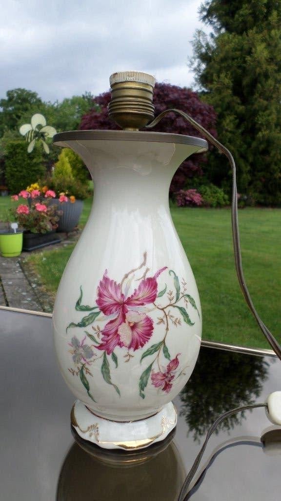 Vintage porseleinen lamp Bavaria, Antiek en Kunst, Ophalen of Verzenden