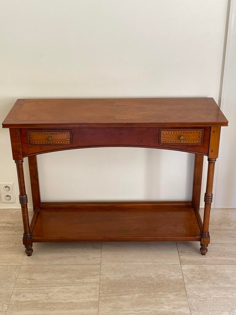 Klassiek houten sidetable, Ophalen, Zo goed als nieuw