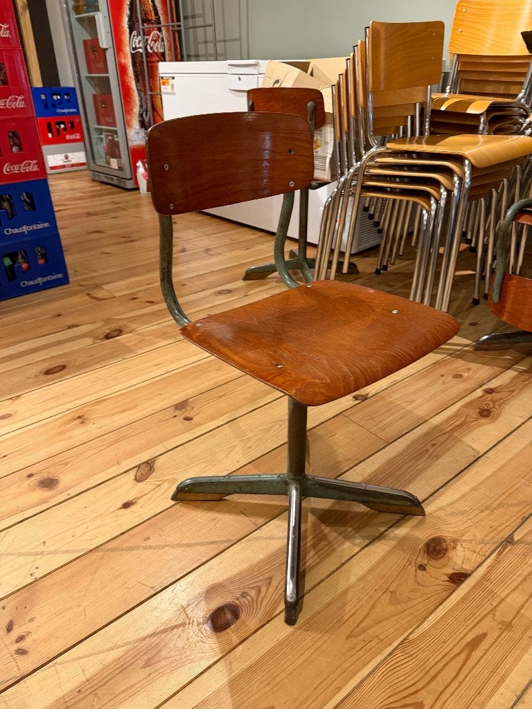 11 Vintage stoelen, Ophalen, Gebruikt, Bruin, Vintage