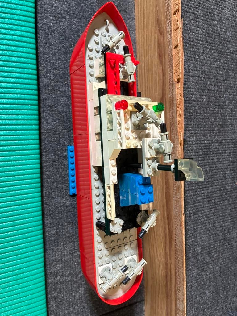 Lego brandweer boot, jaren 70, Verzamelen, Ophalen, Zo goed als nieuw