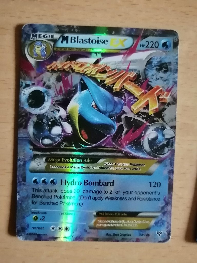 Carte Pokémon M Tortank-EX (Mega Blastoise-EX) HP220, Enlèvement ou Envoi