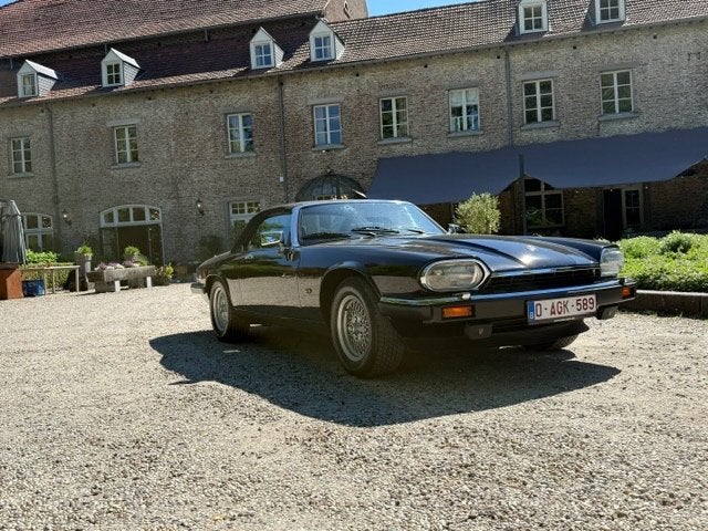 Jaguar XJS V12 5.3 Cabrio AUTOMAAT EUROPESE AUTO 56.000 KM!, Autos, Cuir, Achat, Entreprise, Noir