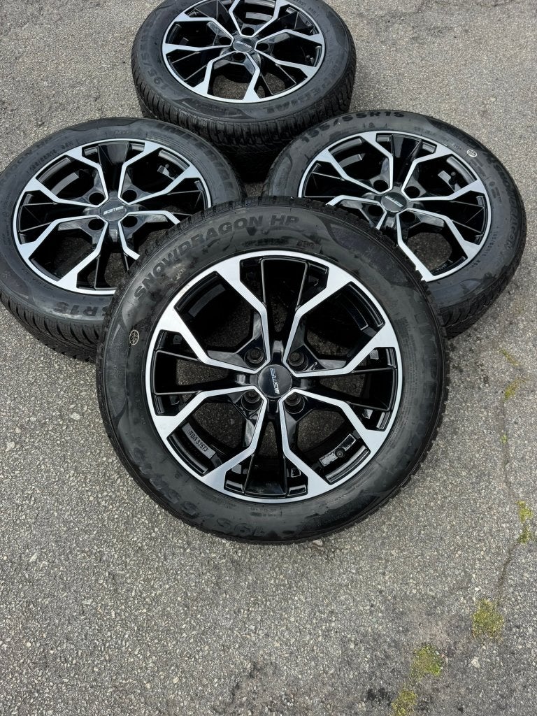 Fiat Alfa Lancia  jantes et pneus 4x98mm 199/55/15, Neuf, 15 pouces, Pneus et Jantes, Pneus hiver