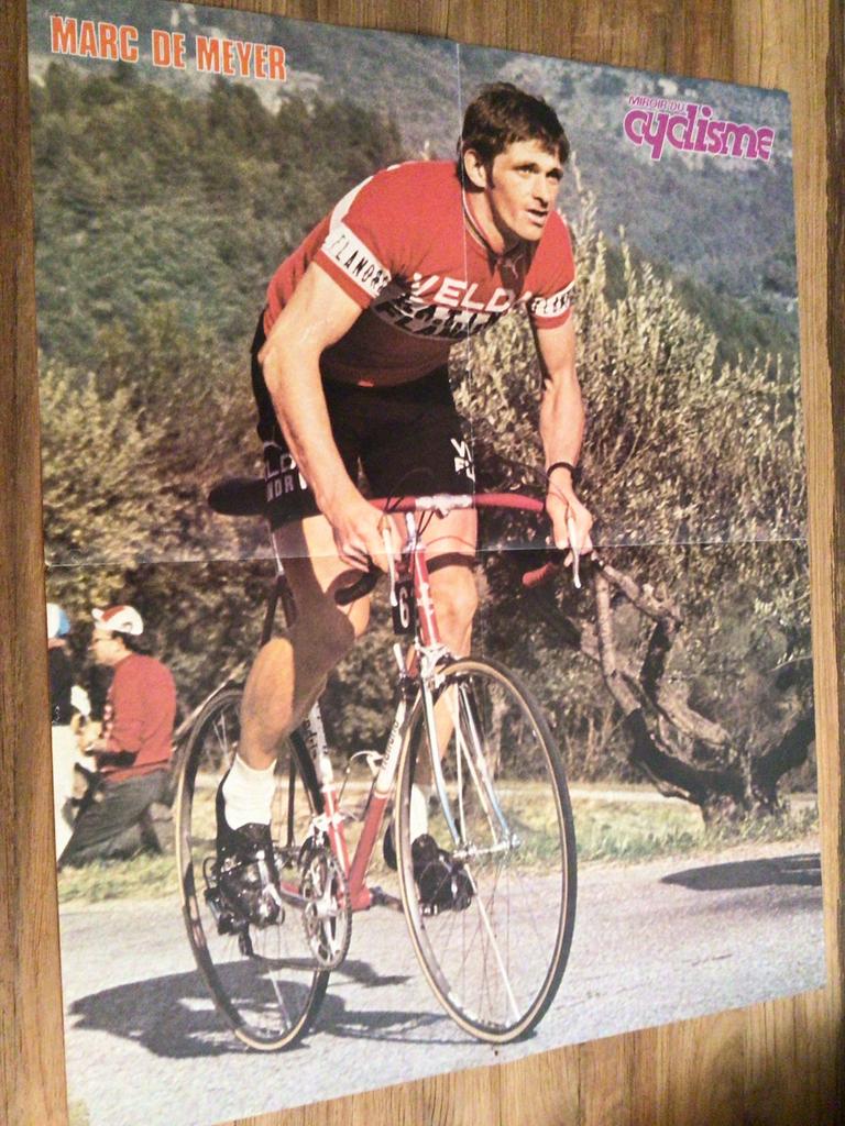 Wielerposter. Flandria marc de meyer, Verzenden, Zo goed als nieuw