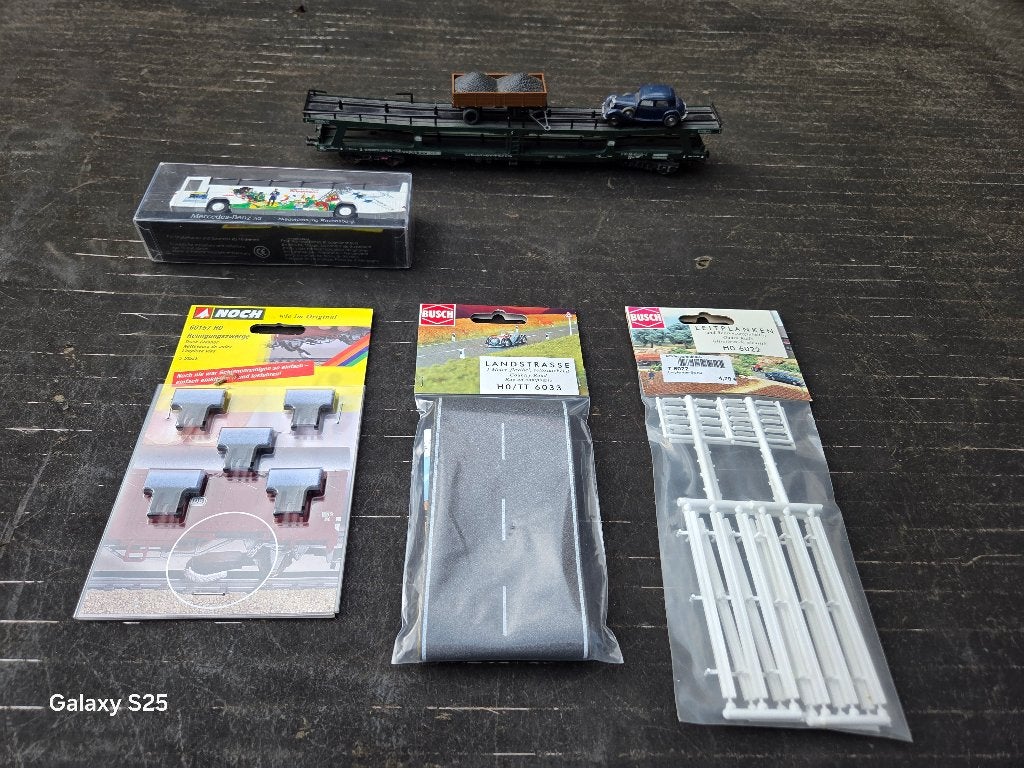 LOT ACCESSOIRES POUR VOS MAQU, Ophalen of Verzenden, Zo goed als nieuw, Gelijkstroom of Wisselstroom, Wagon