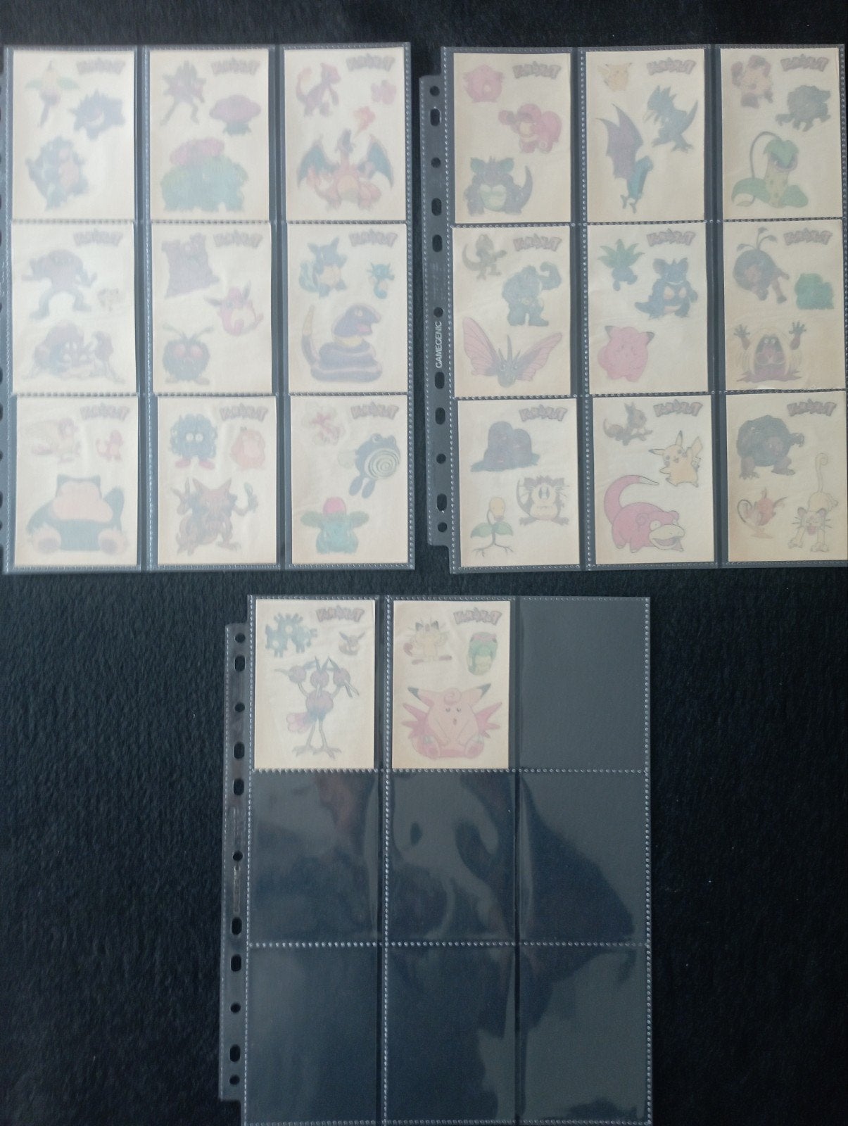 Pokémon Merlin Tattoo serie compleet., Ophalen of Verzenden