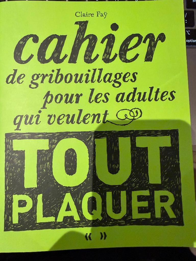 Cahier de gribouillages adultes qui veulent tout plaquer,Faÿ, Envoi, Neuf