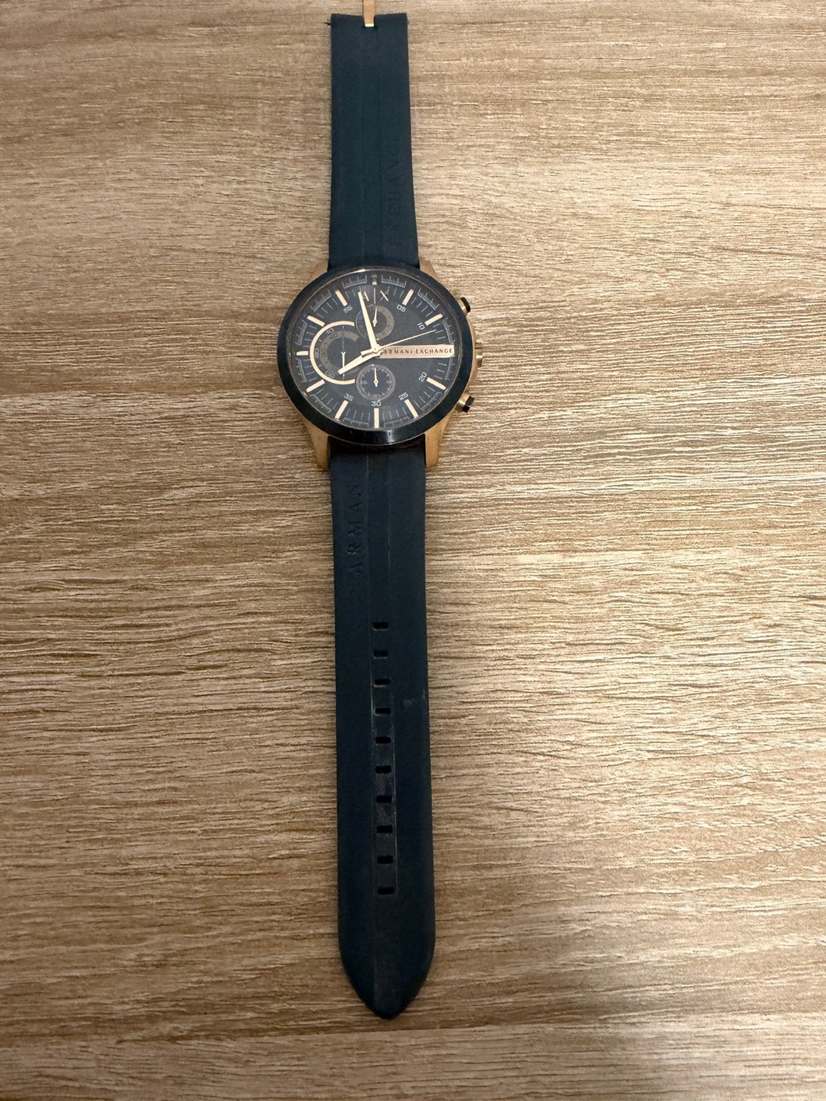 Armani Watch, Exchange, Handtassen en Accessoires, Overige merken, Overige materialen, Polshorloge, Overige materialen