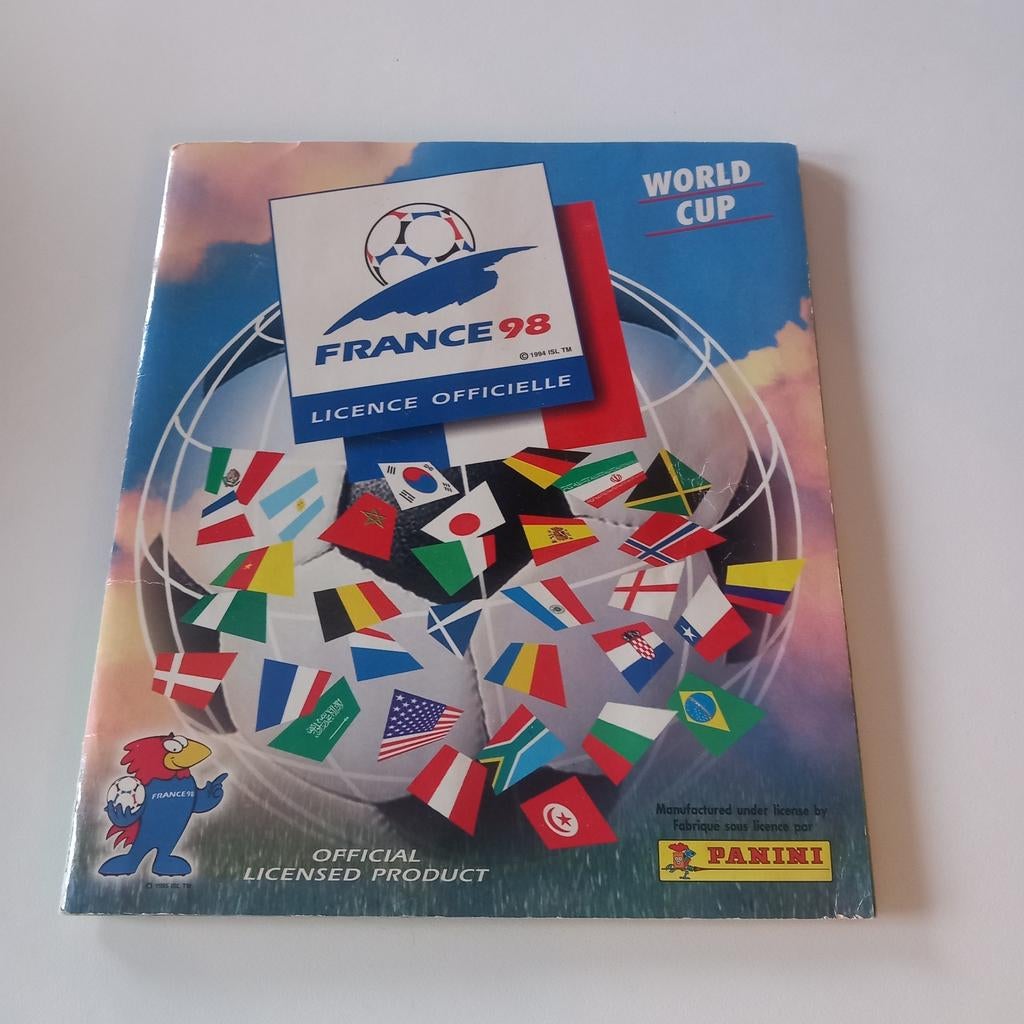 Album Panini World Cup France 98, complet, Enlèvement ou Envoi