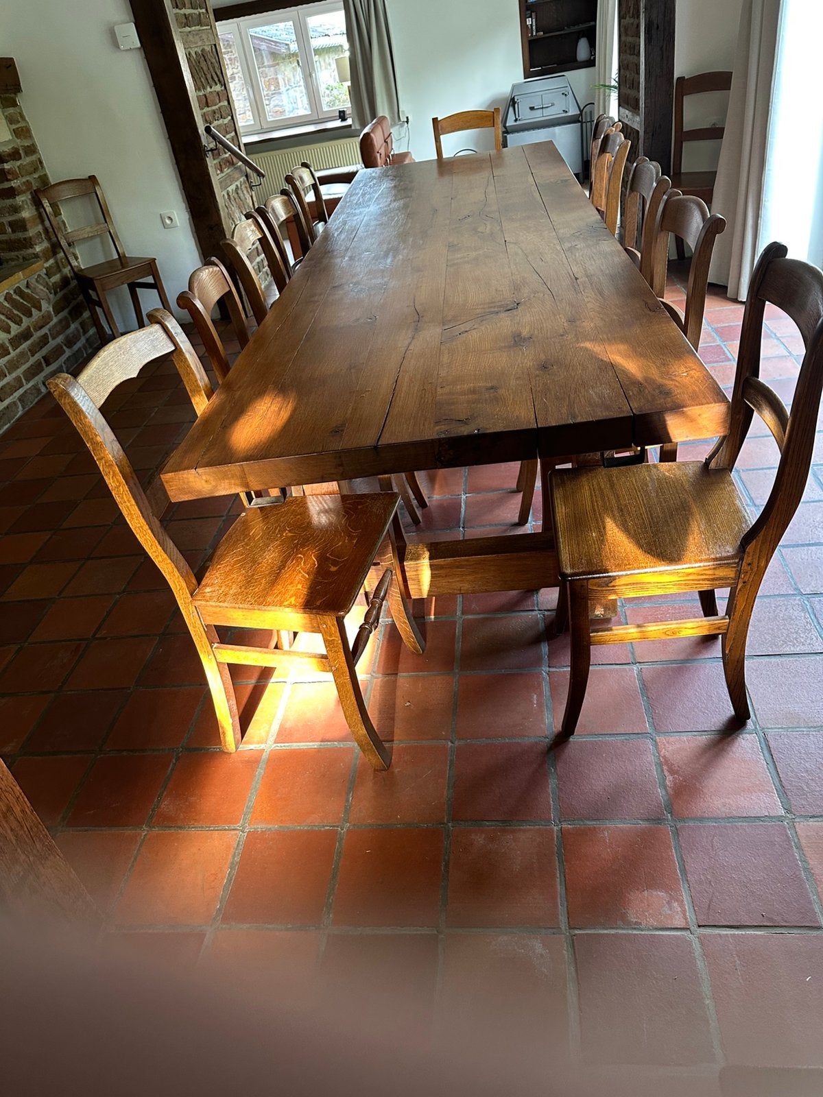 Table de ferme fin 19ème, Enlèvement