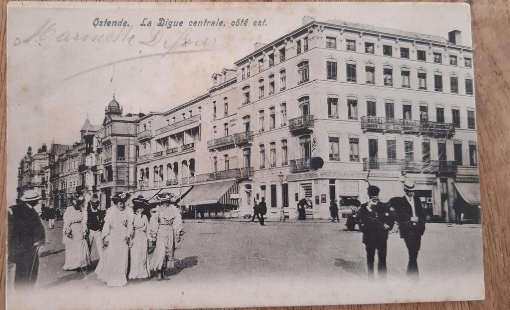 OOSTENDE OSTENDE la digue centrale 1906, Ophalen