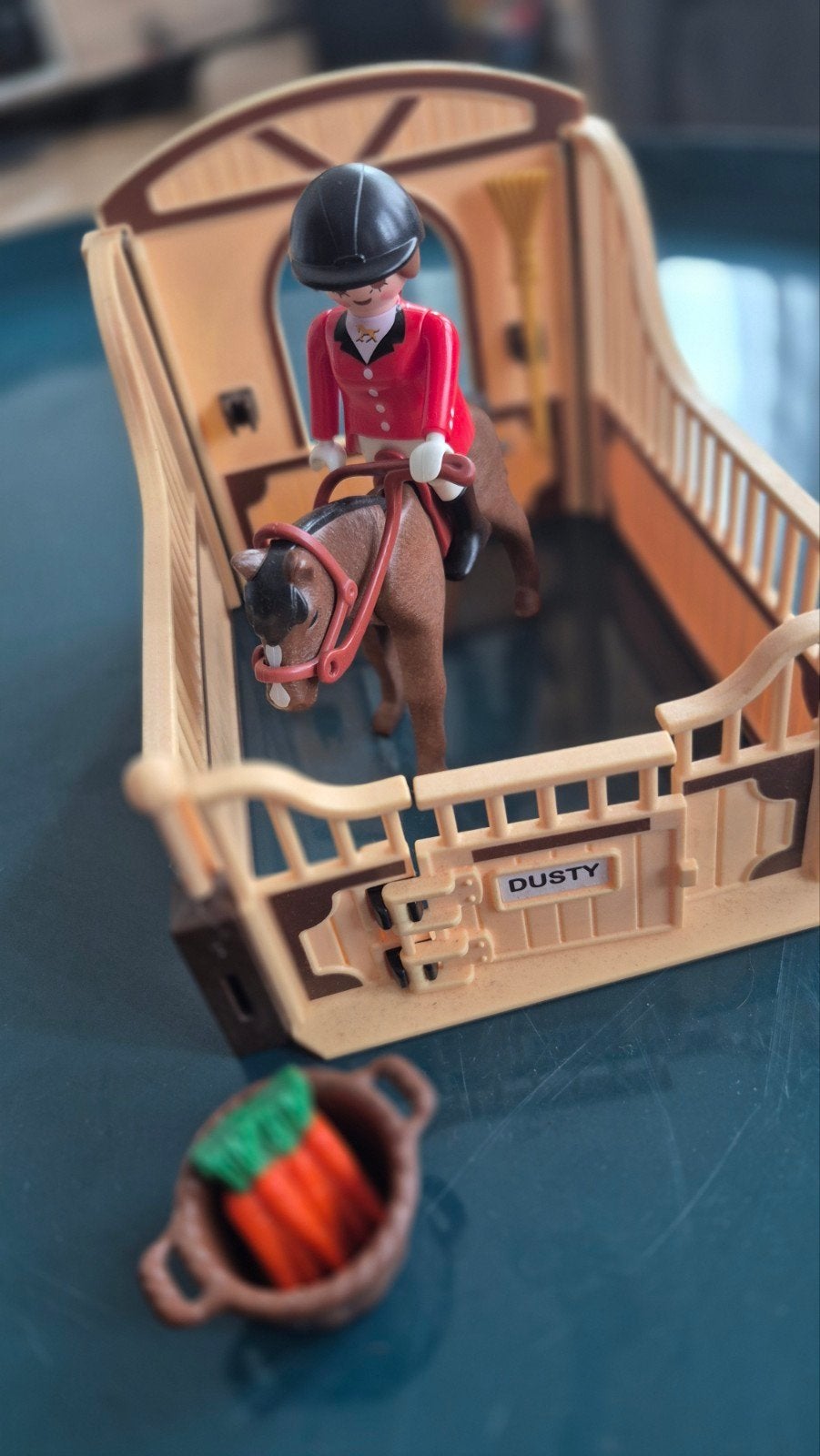 playmobil équitation, Enlèvement