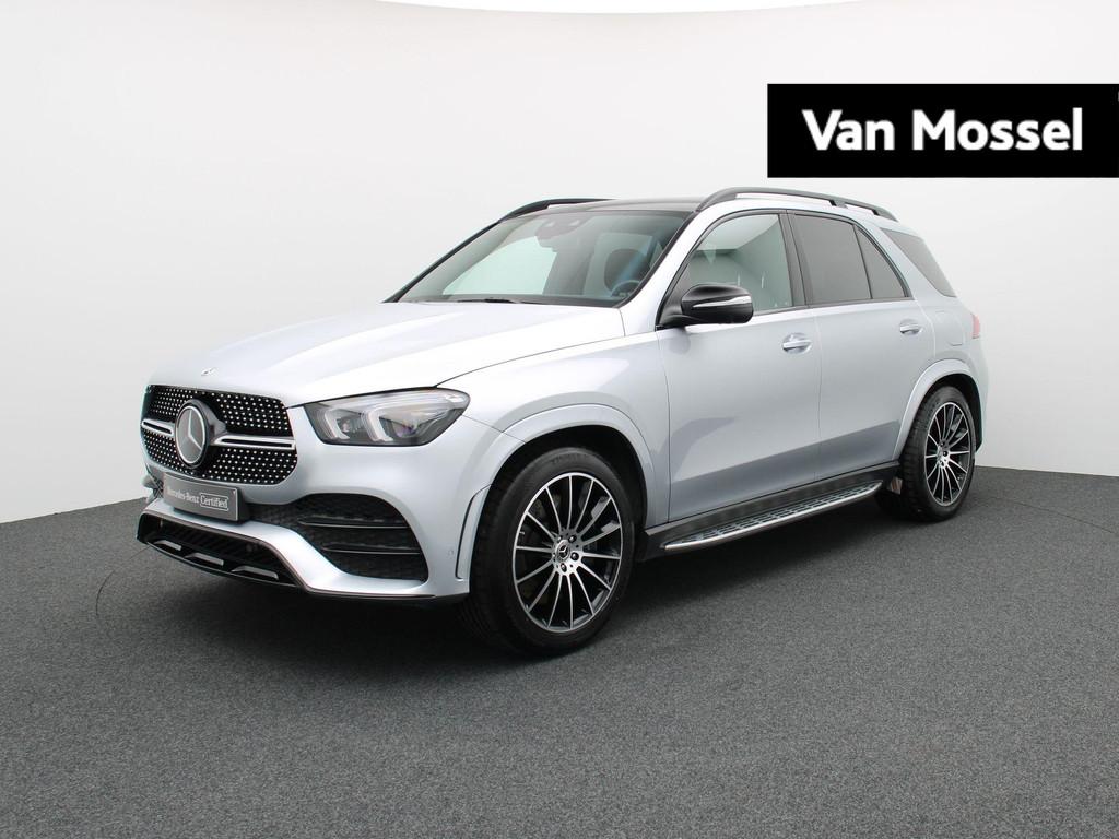 Mercedes-Benz GLE 350 de AMG Line + PANO DAK + TREKHAAK 3.5T, Auto's, Mercedes-Benz, Stof, Zwart, 4 cilinders, GLE