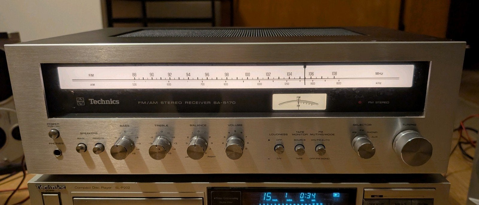 Technics SA-5170 stereo receiver ( 1977 ), Audio, Tv en Foto, Zo goed als nieuw, Ophalen, Overige merken, Minder dan 60 watt