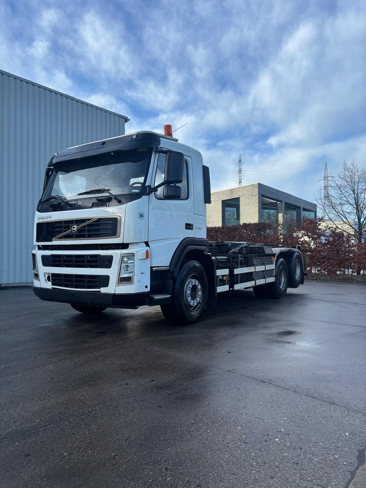Volvo fmfh 340, Auto's, Stof, Wit, Bedrijf, Grijs