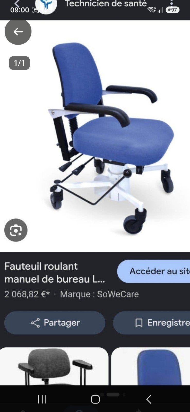 chaise autonome a vendre, Divers, Enlèvement