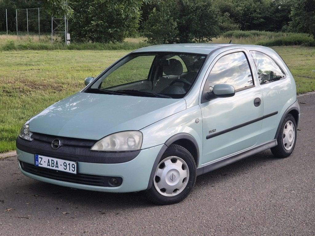 Opel Corsa C Elegance edition - 1.2i - 2002 - 151d km - AC, Auto's, Voorwielaandrijving, Stof, Airbags, Corsa