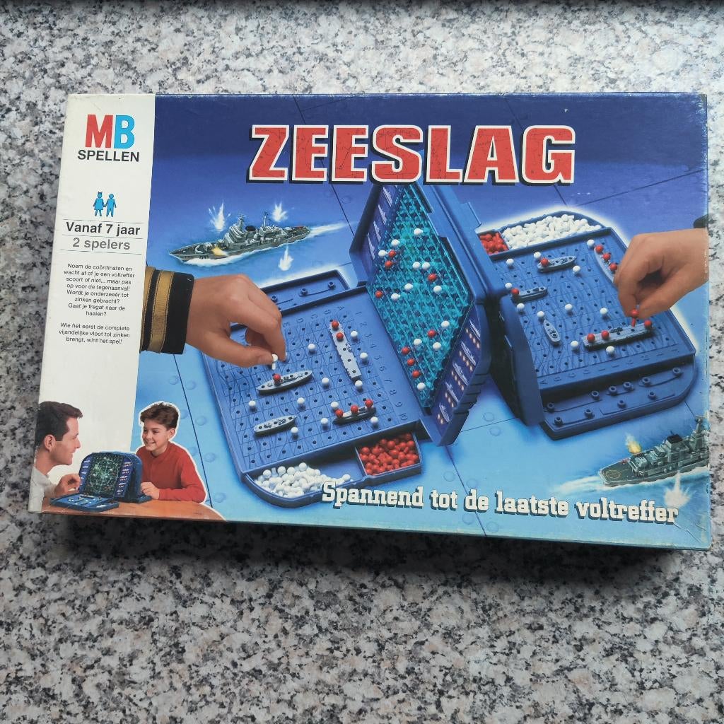 Zeeslag, Hobby en Vrije tijd, Een of twee spelers, Ophalen, Zo goed als nieuw, MB spelen