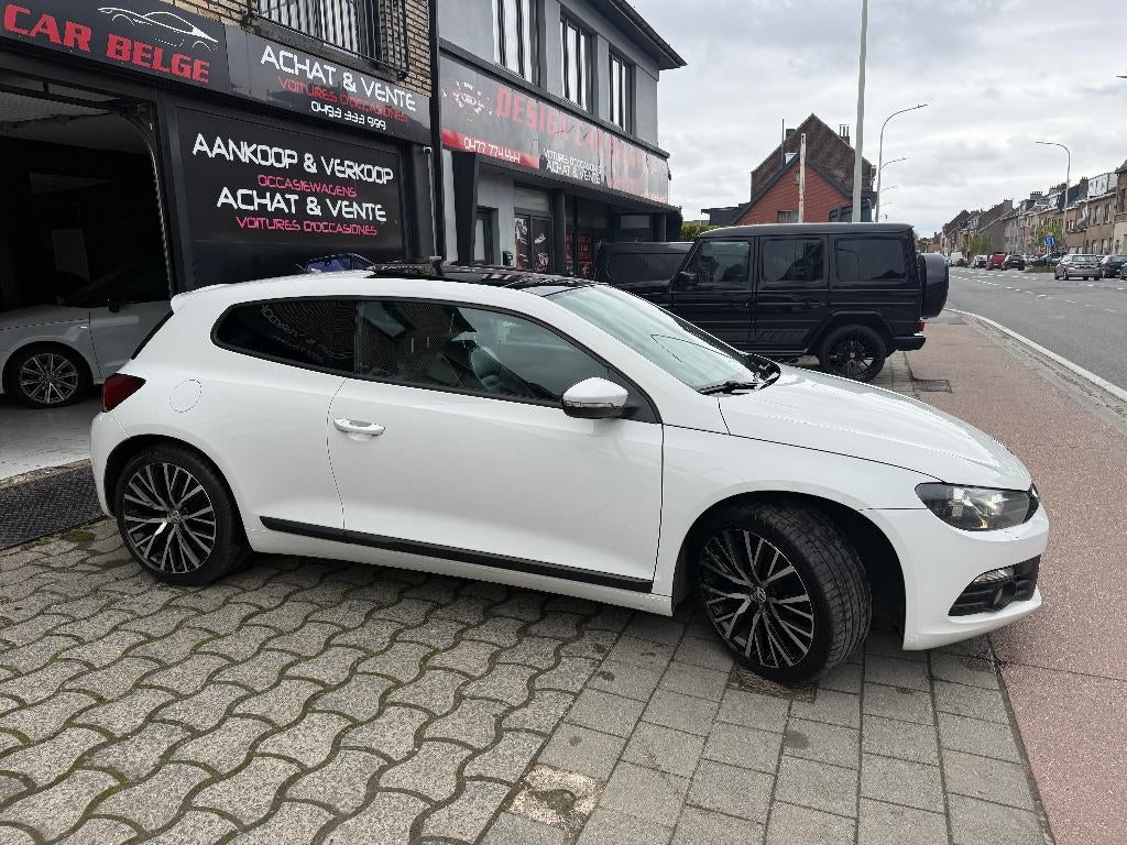VW Scirocco 1.4Turbo 160pk 1e Carnet-autopas VOL, Euro 5, Zwart, Wit, Leder