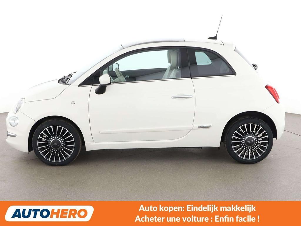 Fiat 500 0.9 Lounge (bj 2019), Auto's, Voorwielaandrijving, 4 zetels, Stof, Gebruikt
