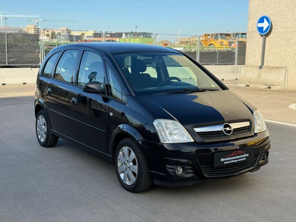 Opel Meriva 2009-1.6 Automaat-1ste eigenaar, Auto's, Overige bekleding, Zwart, 5 deurs, Meriva