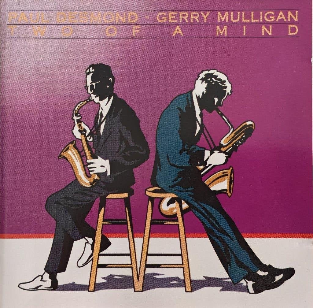 PAUL DESMOND/GERRY MULLIGAN - Two of a kind (CD), Cd's en Dvd's, Ophalen of Verzenden, Zo goed als nieuw, Jazz