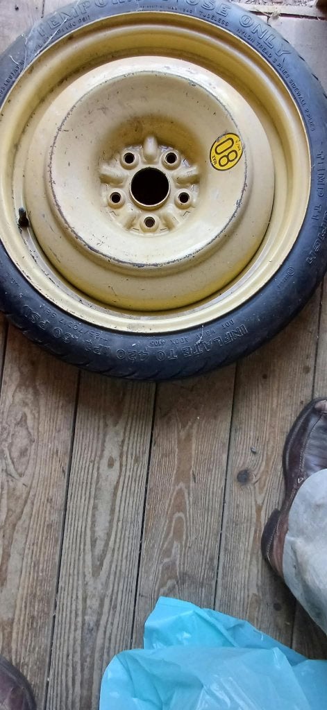 Roue de secours galette 17" – 5x114,3 – T125/70 D17, Pneus et Jantes, 17 pouces, Enlèvement, Autre