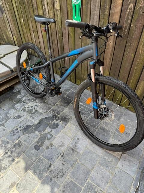 Mountainbike voor tieners, Gebruikt, Hardtail, Heren, Schijfrem