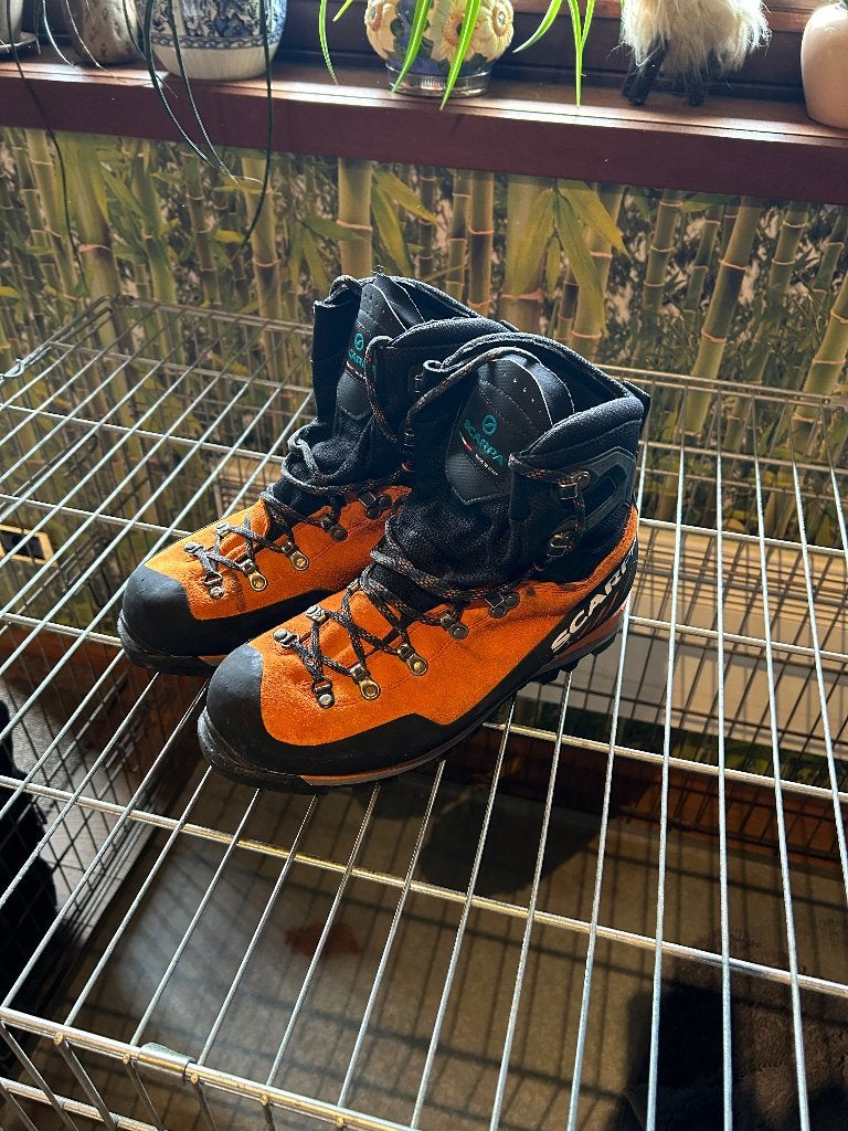 Scarpa Mont Blanc Pro GTX bergschoenen maat 43 1/2, Enlèvement, Utilisé, Chaussures