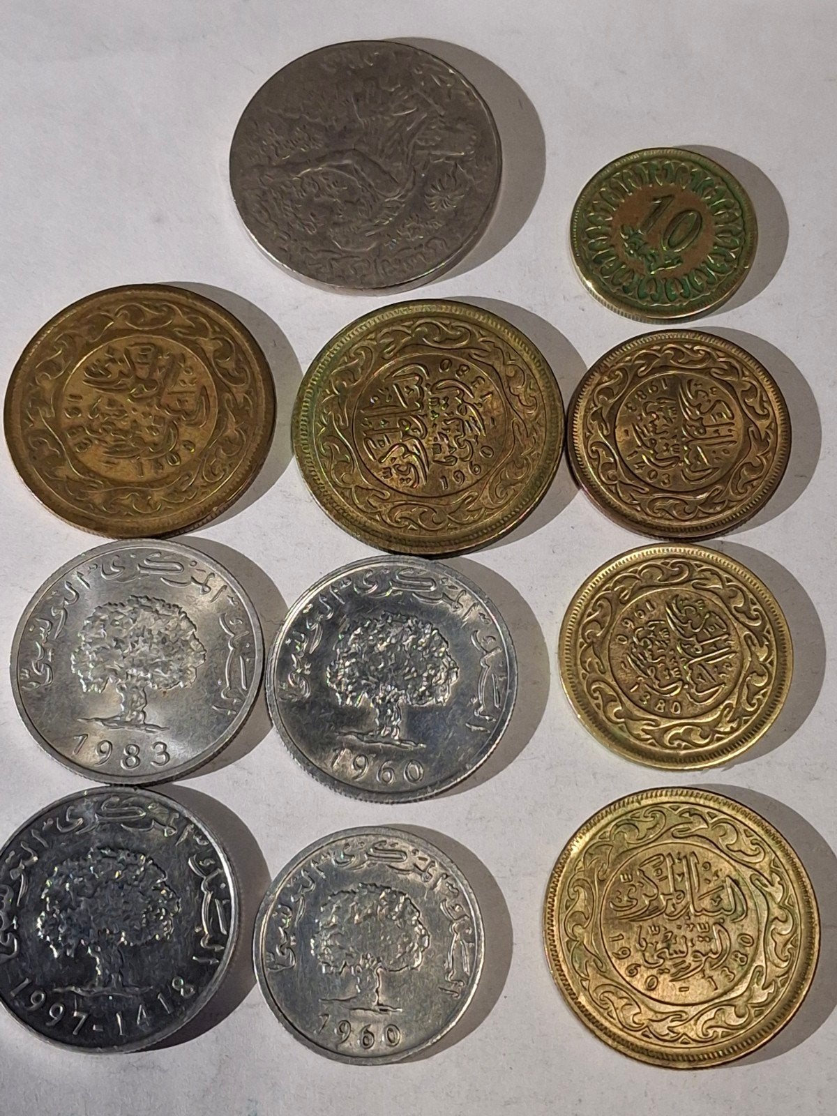 Belles pièces de monnaie de Tunisie, Enlèvement ou Envoi