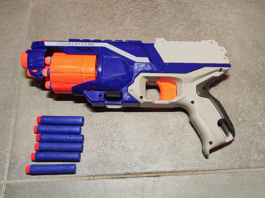 Nerf Elite Disruptor met darts – werkt perfect, Ophalen of Verzenden, Zo goed als nieuw