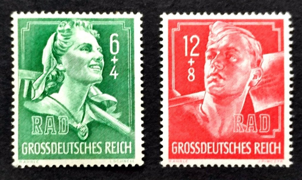Gr.Deutsches Reich: Reich's Arbeits Dienst 1944 POSTFRIS, Postzegels en Munten, Ophalen of Verzenden, Overige periodes, Postfris